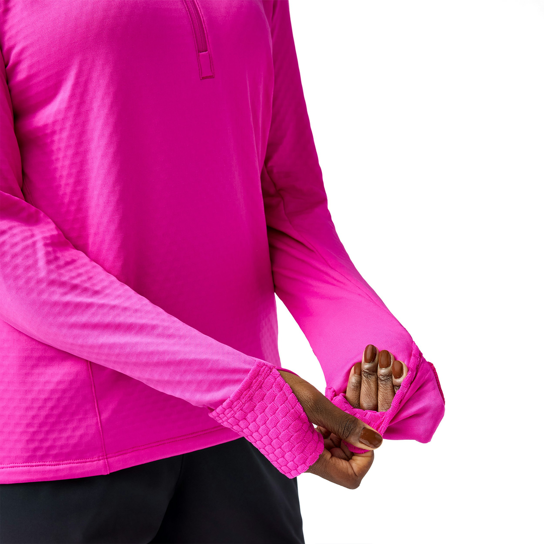 Brooks Damen Notch Thermal Hoodie 3.0 – Magenta