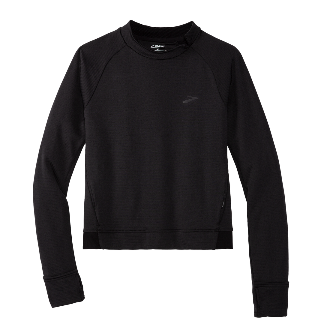 Brooks Womens Notch Thermal Long Sleeve Black Run North West