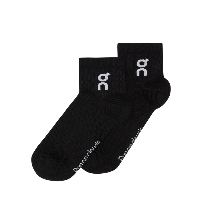 On Logo Sock Mid 3-Pack Unisex - Black