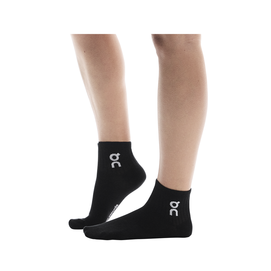 On Logo Sock Mid 3-Pack Unisex - Black