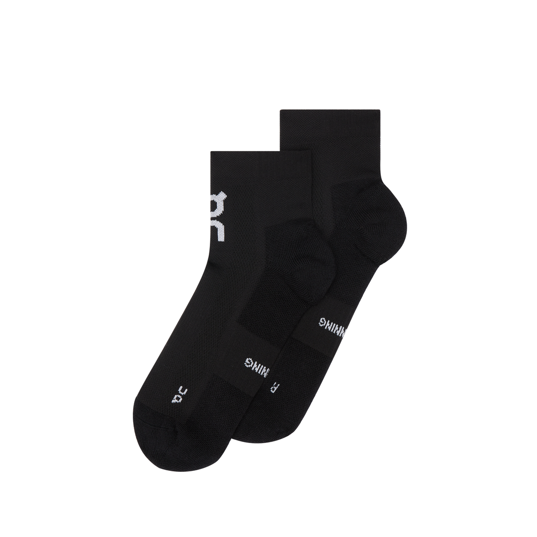 On Core Run Sock Mid 2-Pack Unisex - Schwarz