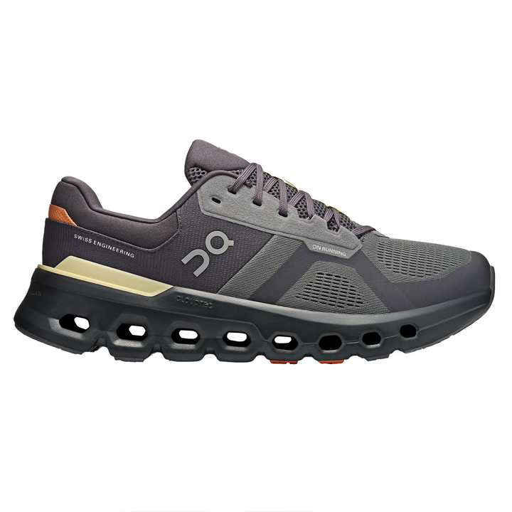 ON Mens Cloudrunner 2 - Rock/Tangerine - Stability - AW25