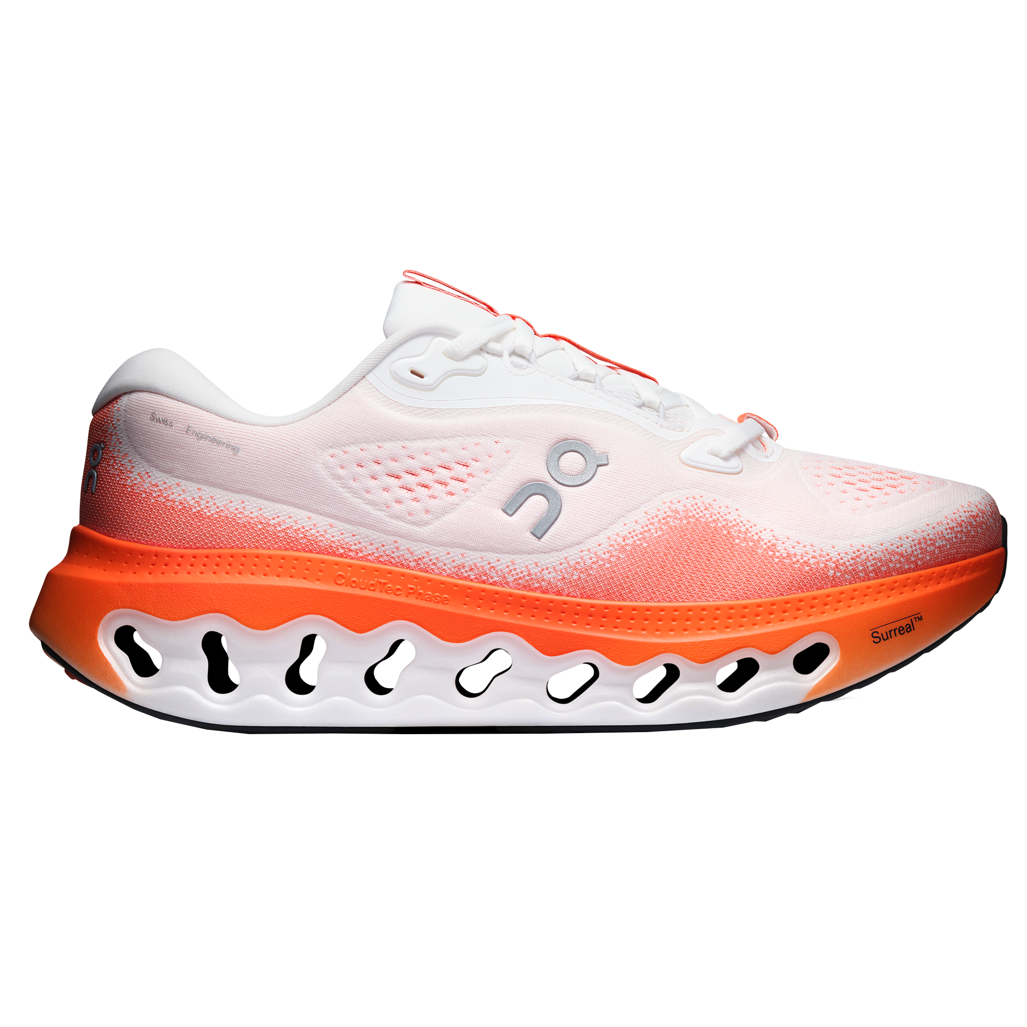 ON Mens Cloudsurfer 3 - White/Flame - AW26