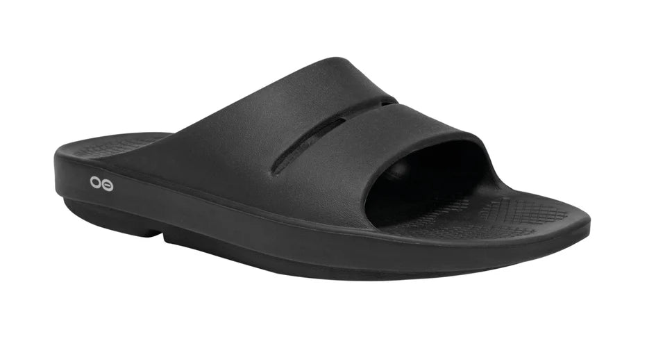 Oofos OOahh Unisex Recovery Slide - Black