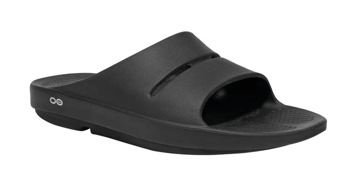 Oofos OOahh Unisex Recovery Slide - Black