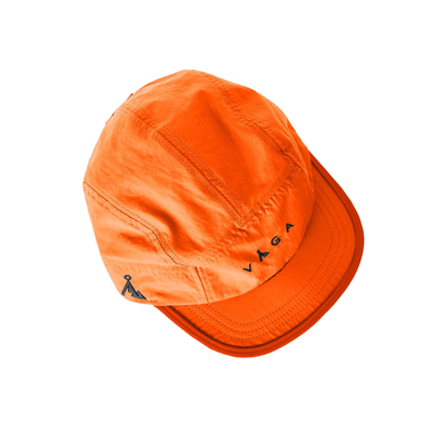 Vaga Weather Resistant Fell Cap - Neon Orange/Navy