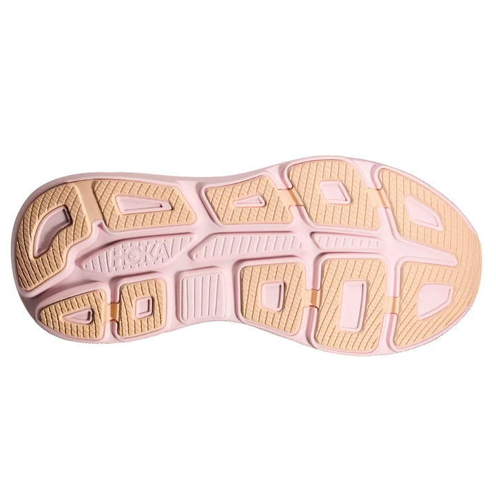 Hoka Womens Bondi 9 - Lilac Cream/Tangerine Glow - Neutral - SS26