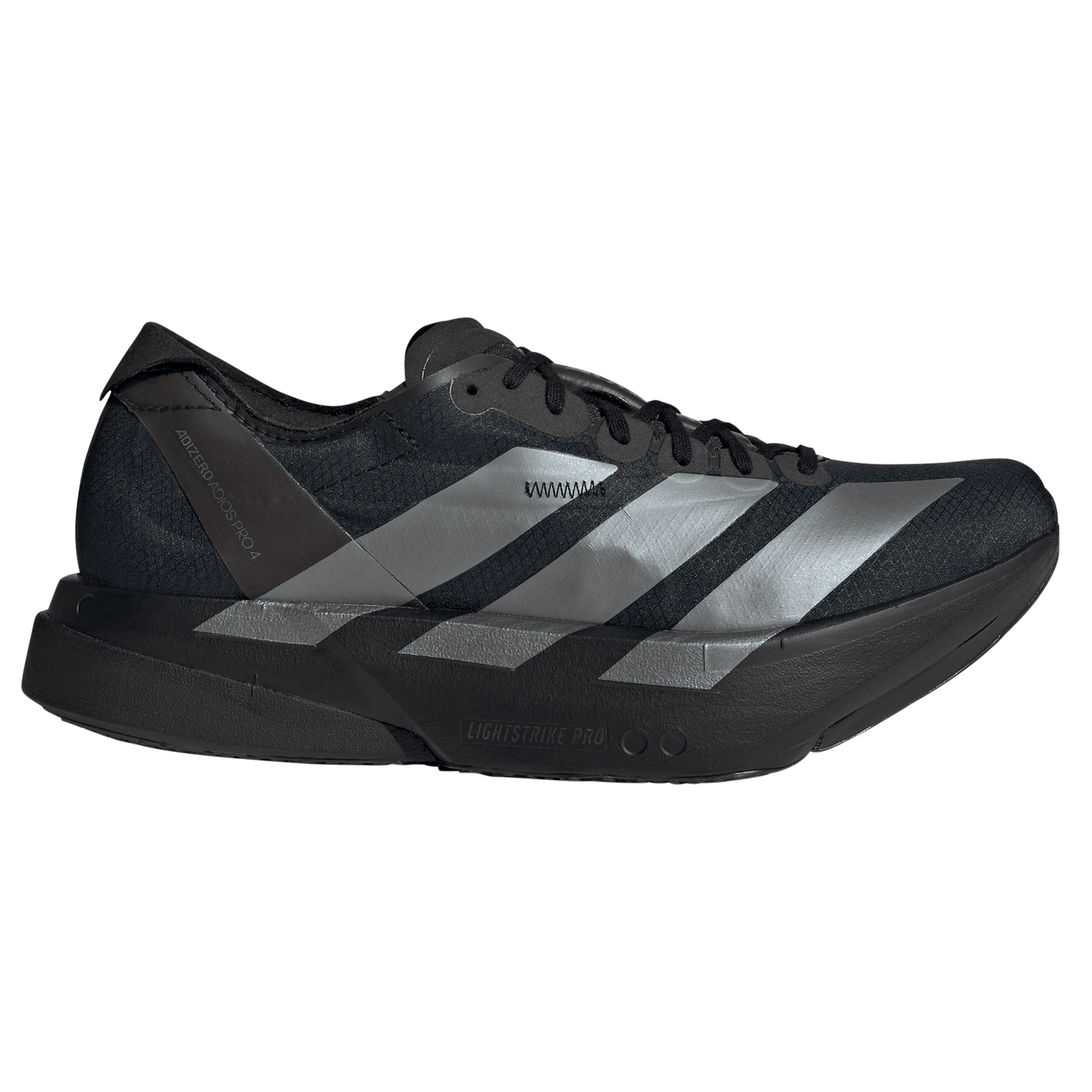 Adidas Mens Adizero Adios Pro 4 - Core Black/Iron Metallic/Carbon - Neutral - SS26