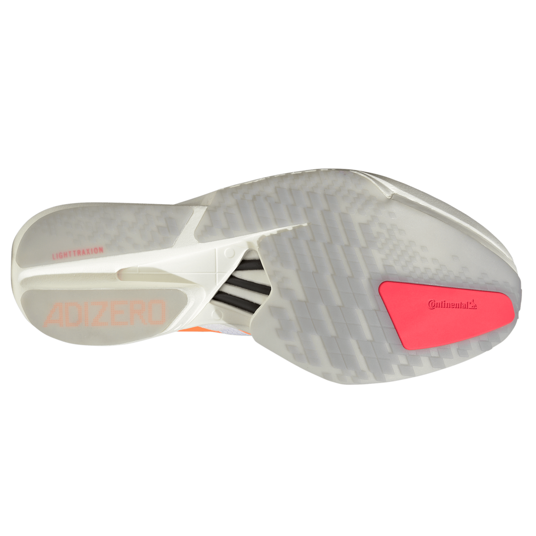 Adidas Mens Adizero Adios Pro 4 - Footwear White/Lucid Orange/Lucid Red - Neutral - SS26