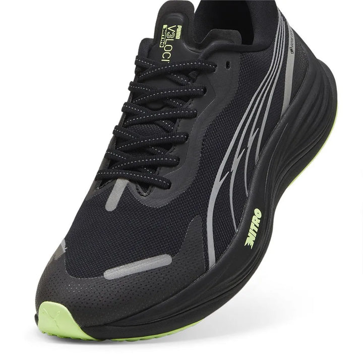 Puma Mens Velocity NITRO 3 GTX - Puma Black/Puma Silver/Fizzy Apple - Neutral