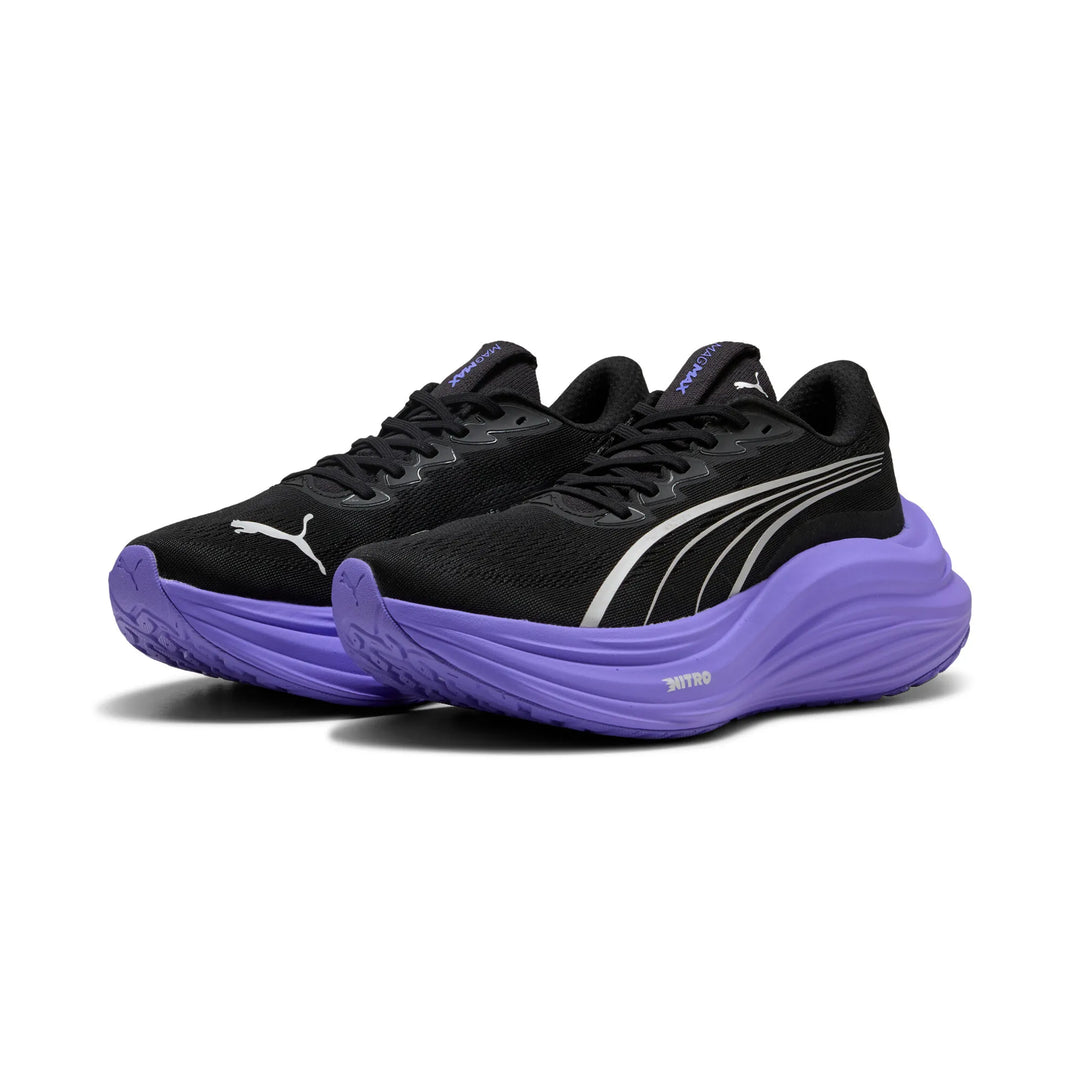 Puma Womens MagMax NITRO - Puma Black/Dark Amethyst - Neutral - AW25