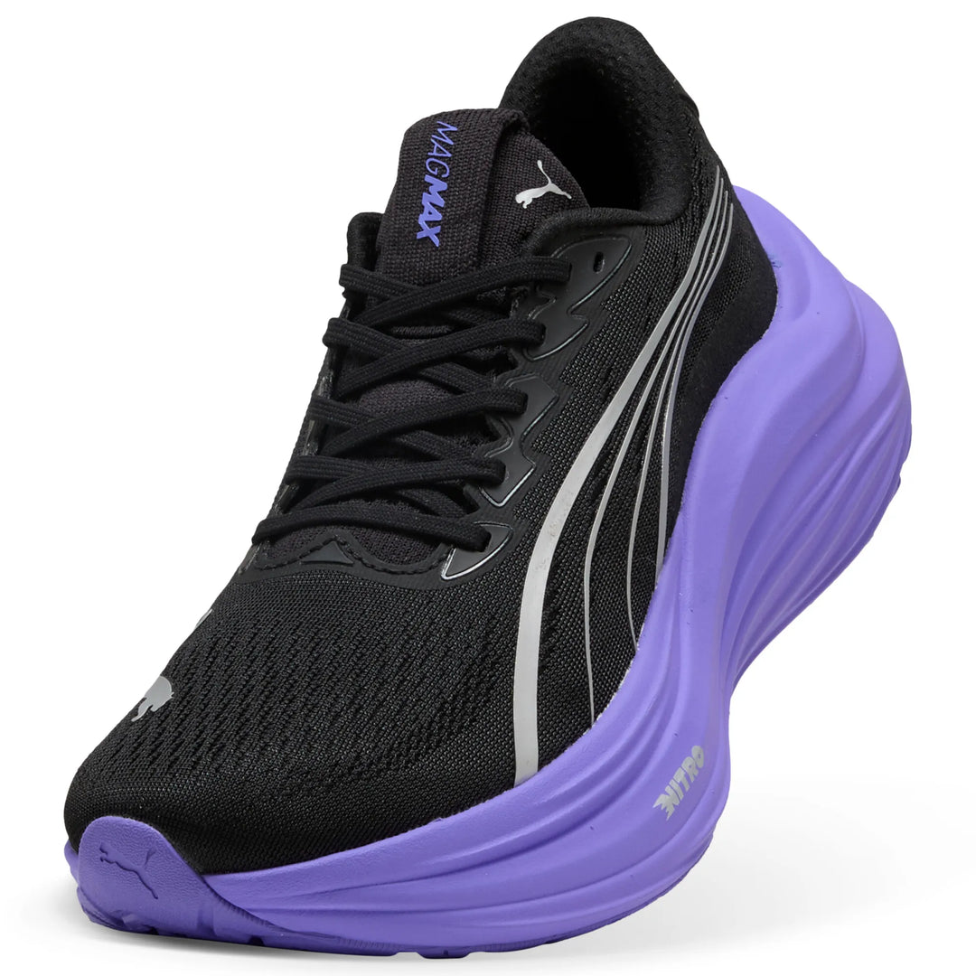 Puma Womens MagMax NITRO - Puma Black/Dark Amethyst - Neutral - AW25