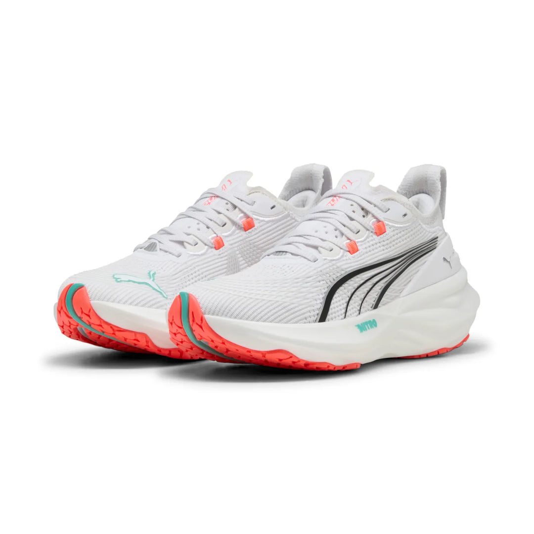 Puma Womens ForeverRun NITRO 2 - Puma White/Aquatic - Stability - SS25