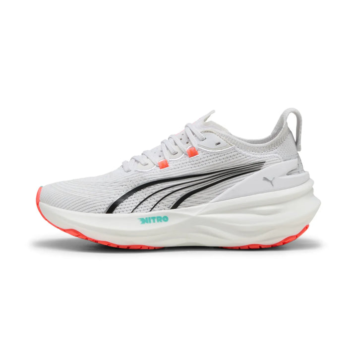 Puma Womens ForeverRun NITRO 2 - Puma White/Aquatic - Stability - SS25