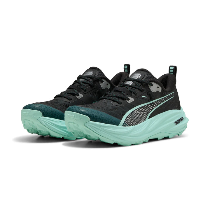 Puma Mens Voyage NITRO 4 - Green Terrain/Mint Melt - Trail - AW25
