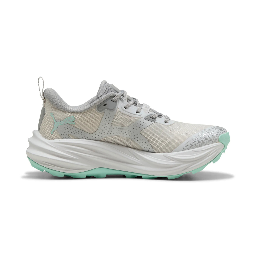 Puma Womens Voyage NITRO 4 - Feather Gray/Mint Melt/Puma Silver - Trail - AW25