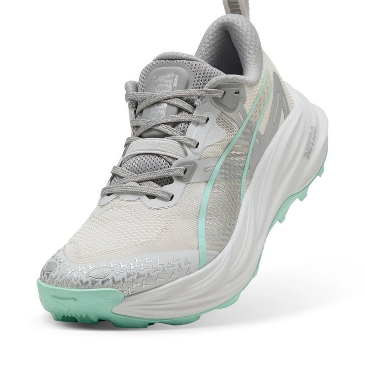 Puma Womens Voyage NITRO 4 - Feather Gray/Mint Melt/Puma Silver - Trail - AW25