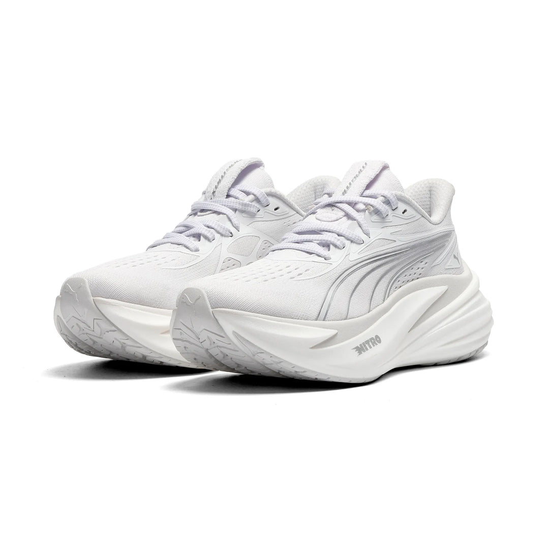 Puma Womens MagMax NITRO 2 - Puma White/Puma Silver - Neutral - SS26