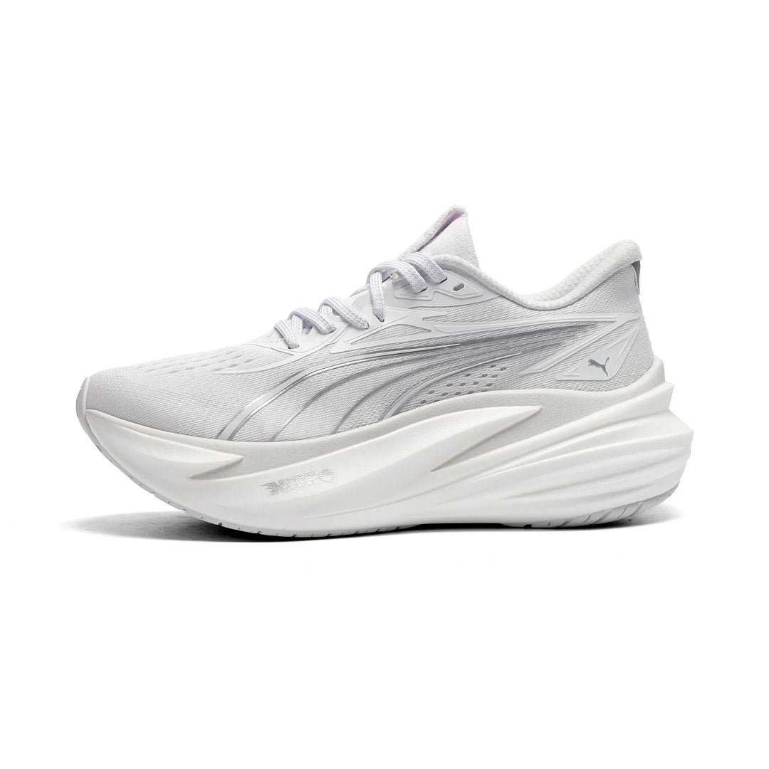 Puma Womens MagMax NITRO 2 - Puma White/Puma Silver - Neutral - SS26