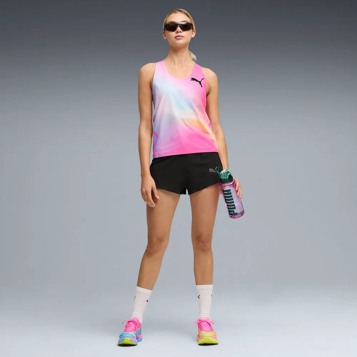 Puma Womens Ultraweave Graphic Singlet - Poison Pink - SS26