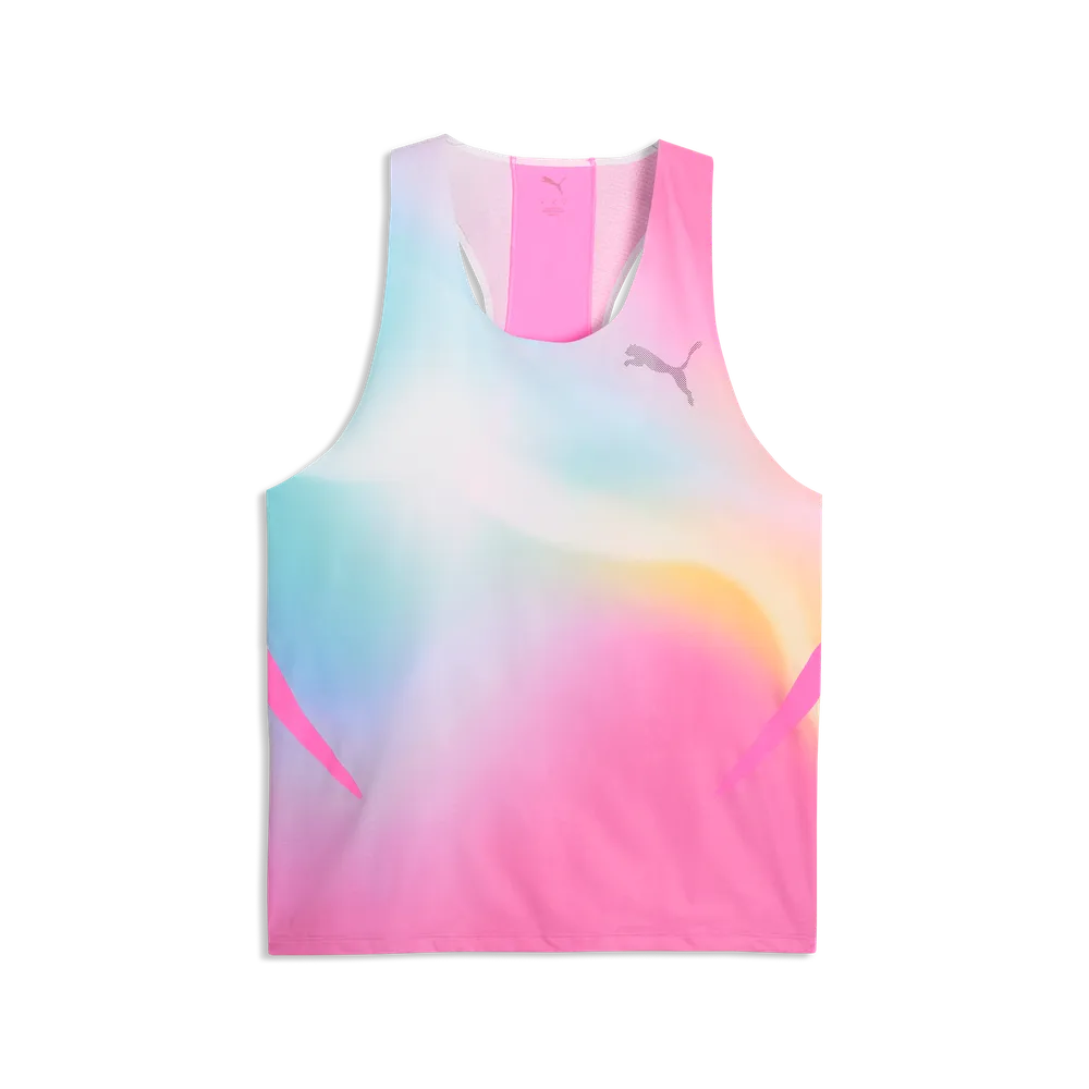 Puma Mens Ultraweave Graphic Singlet - Poison Pink - SS26