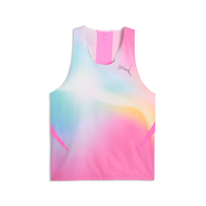 Puma Mens Ultraweave Graphic Singlet - Poison Pink - SS26