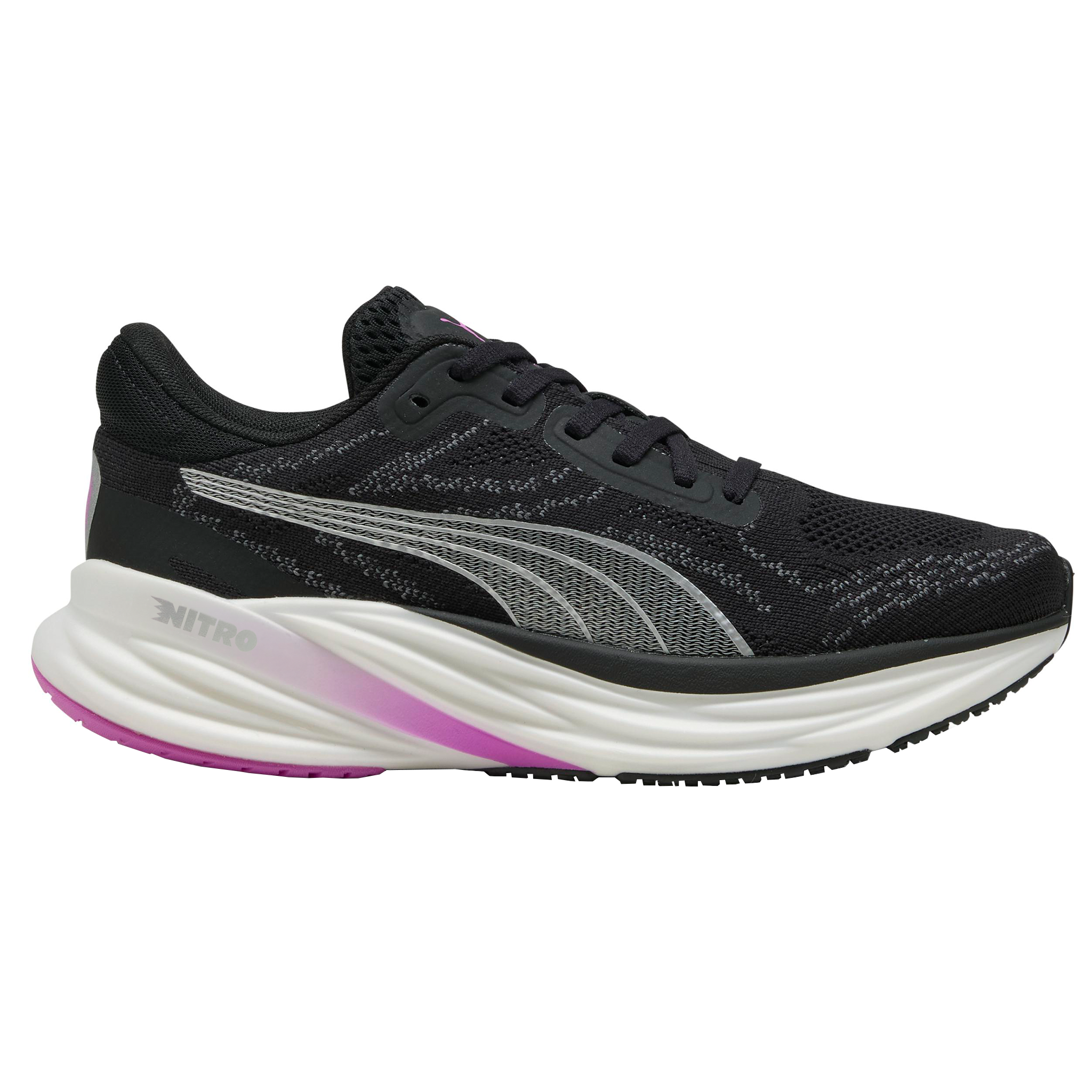 Puma Womens Magnify NITRO 2 - Puma Black/Pure Magenta - Neutral - SS25