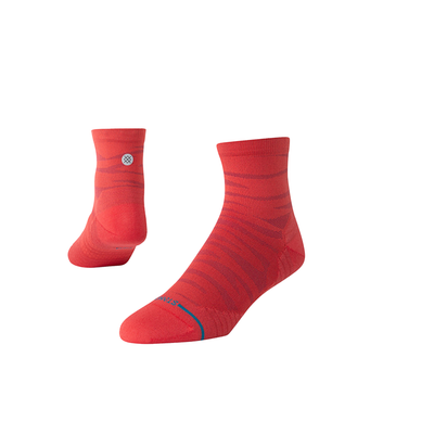 Stance Ridge Quarter Sock - Red