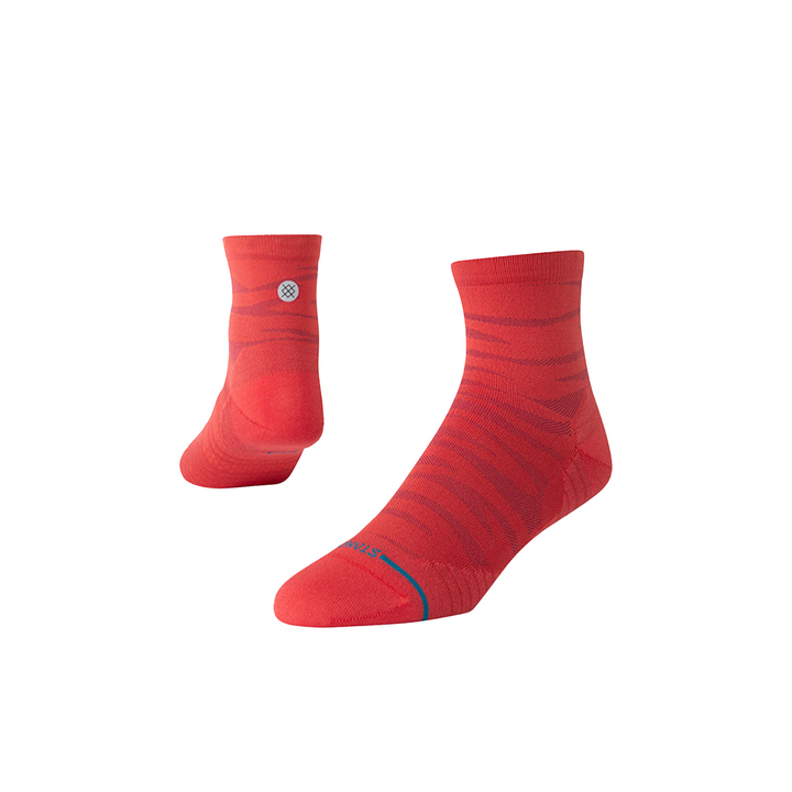 Stance Ridge Quarter Sock - Red