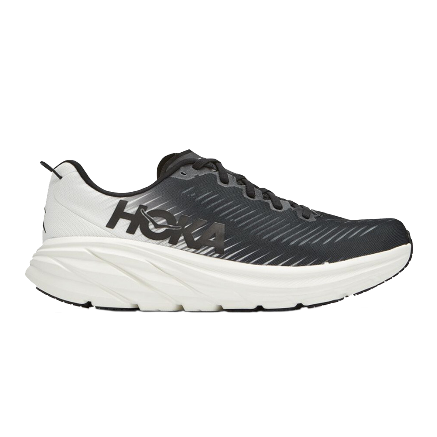 Hoka Mens Rincon 3 - Black/White - Neutral