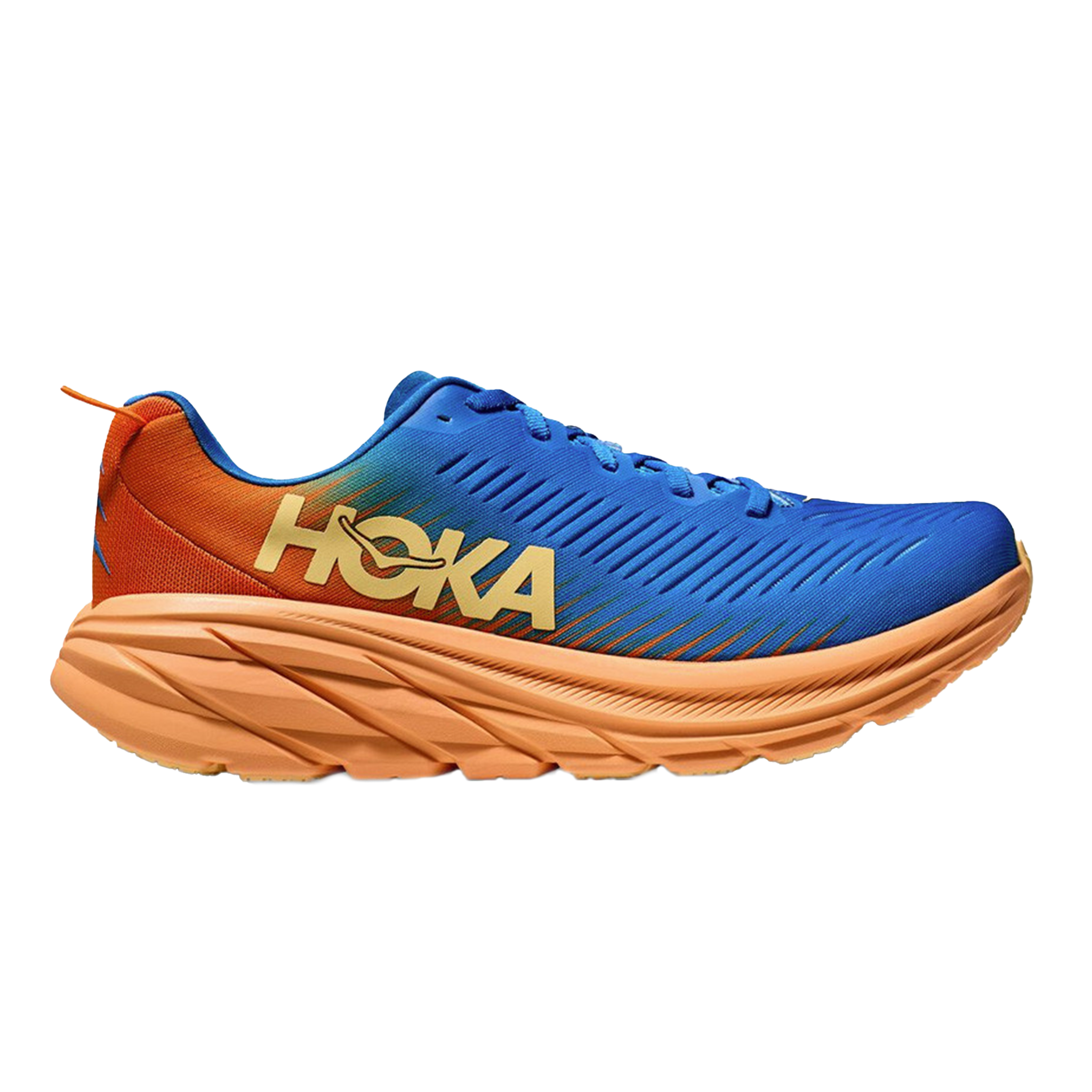 Hoka Mens Rincon 3 - Coastal Sky/Vibrant Orange - Neutral
