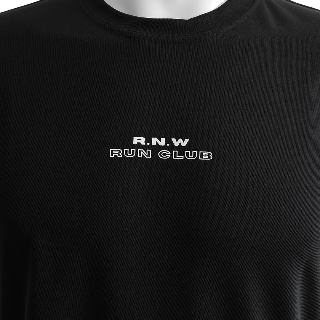 RNW Run Club Recycled Tech Tee - Black