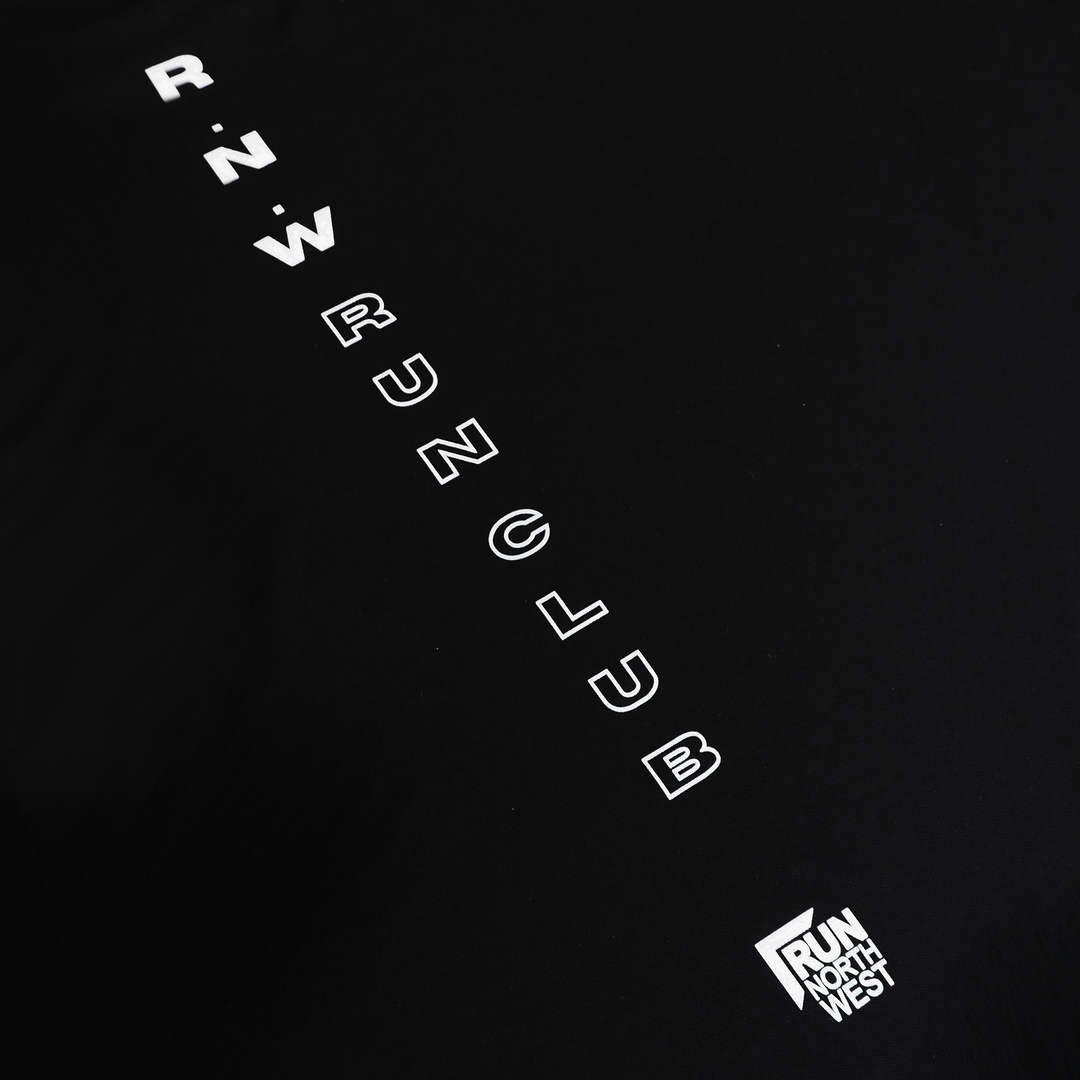 RNW Run Club Recycled Tech Tee - Black