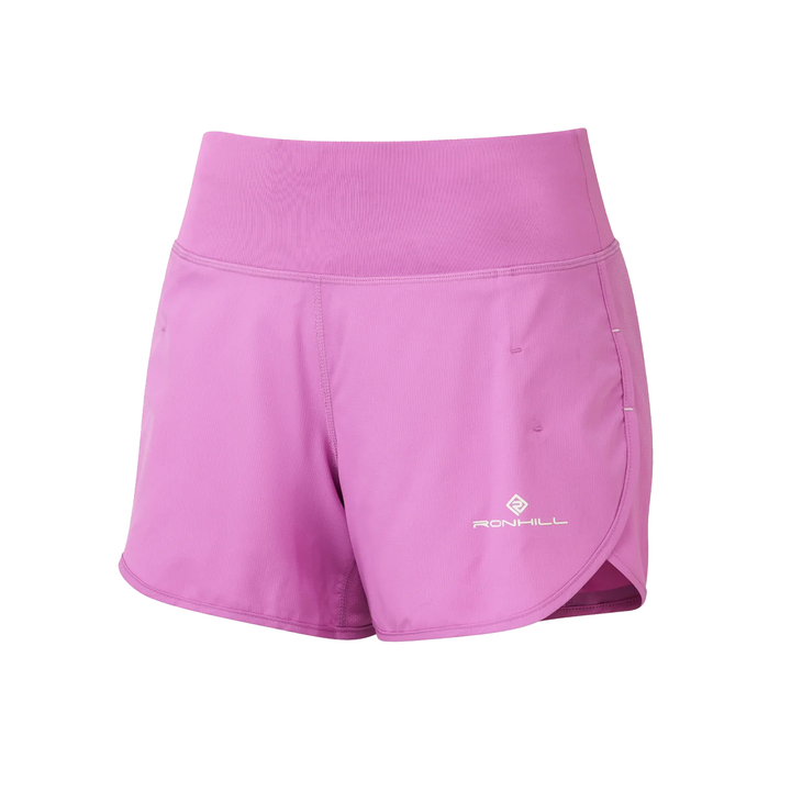 RonHill Womens Tech 4.5" Short - Fuschia / Honeydew