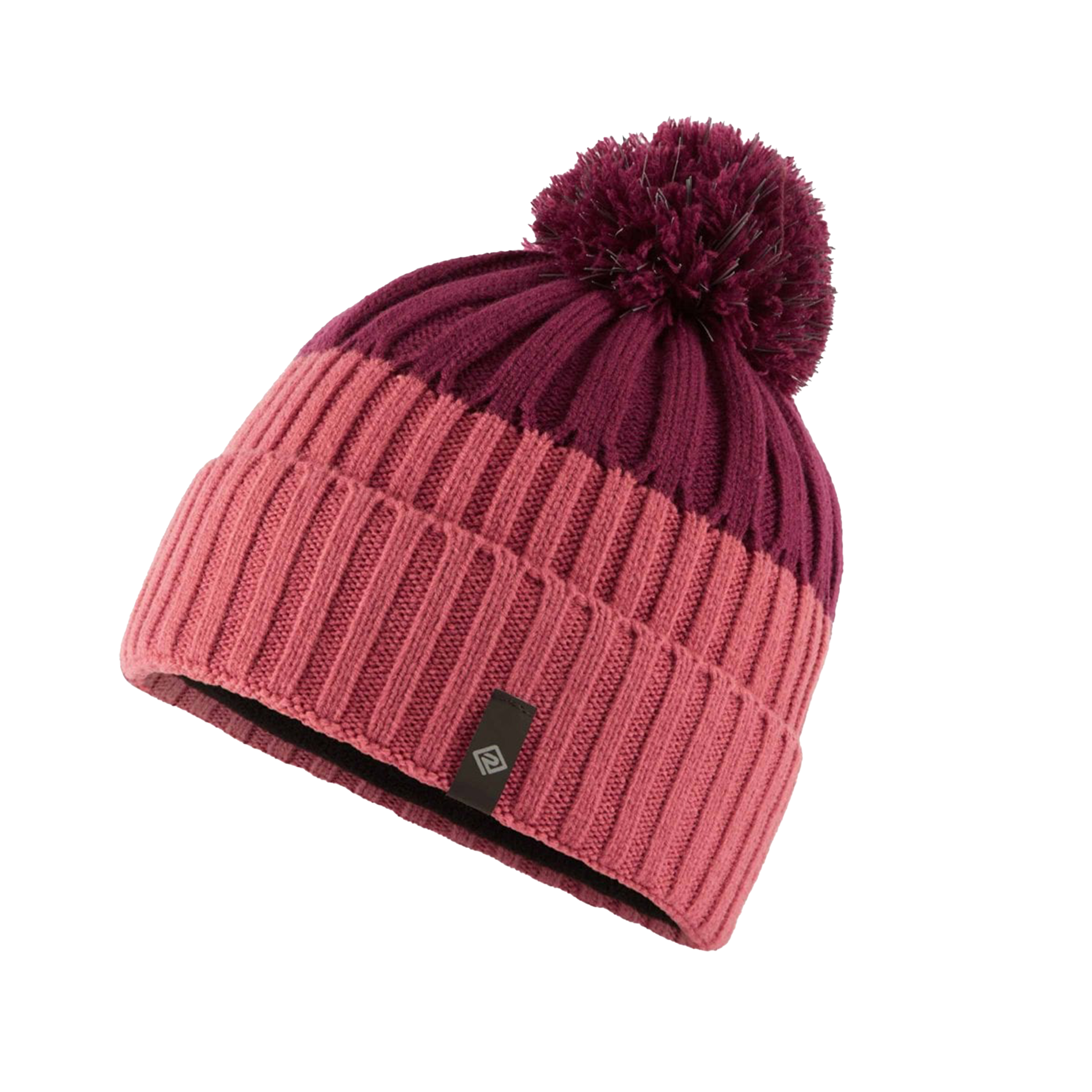 RonHill Bobble Hat - Salsa/Blackcurrant