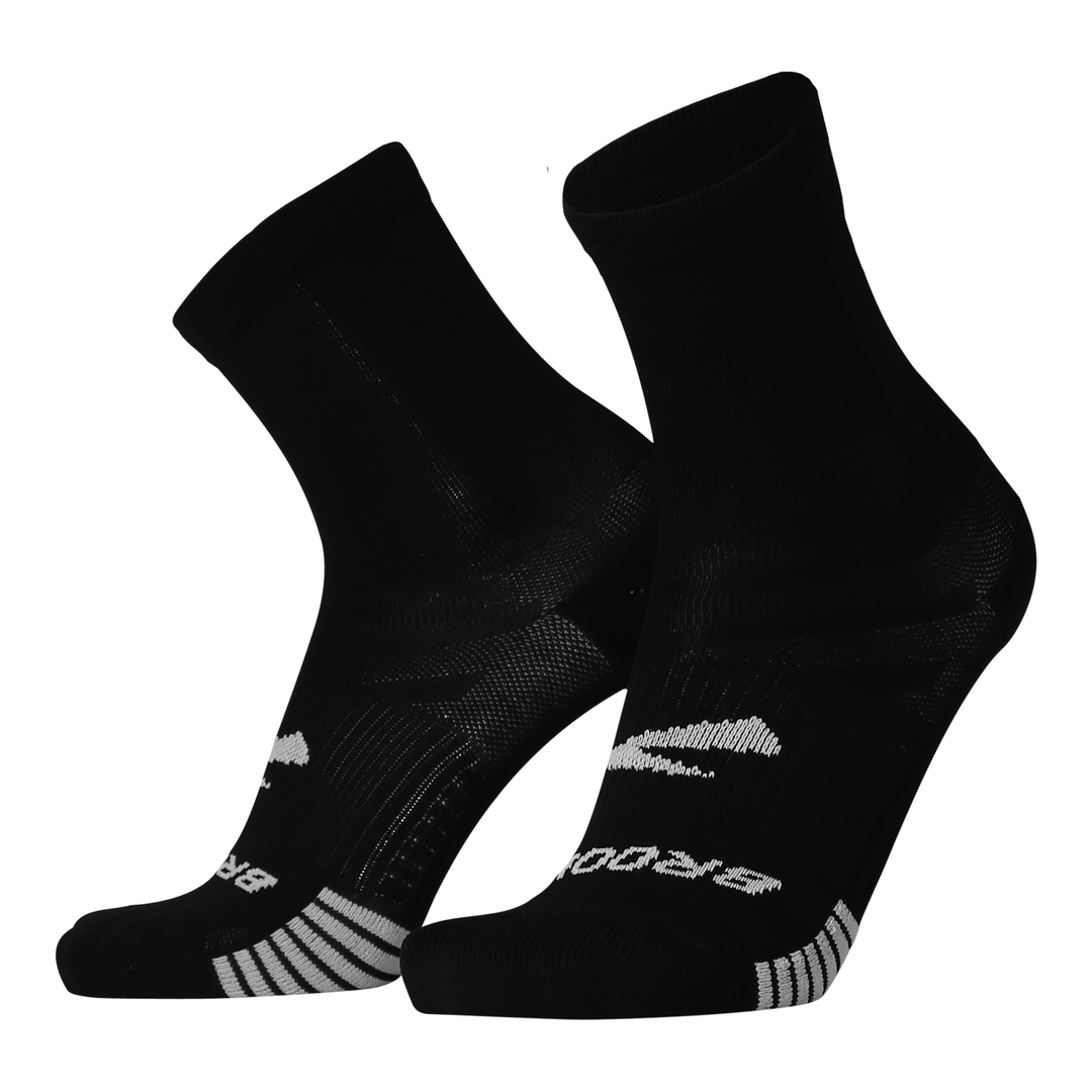 Brooks Unisex Ghost Lite Crew Run Sock (2 Pack) - Black