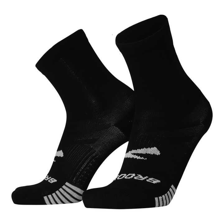 Brooks Unisex Ghost Lite Crew Run Sock (2 Pack) - Black
