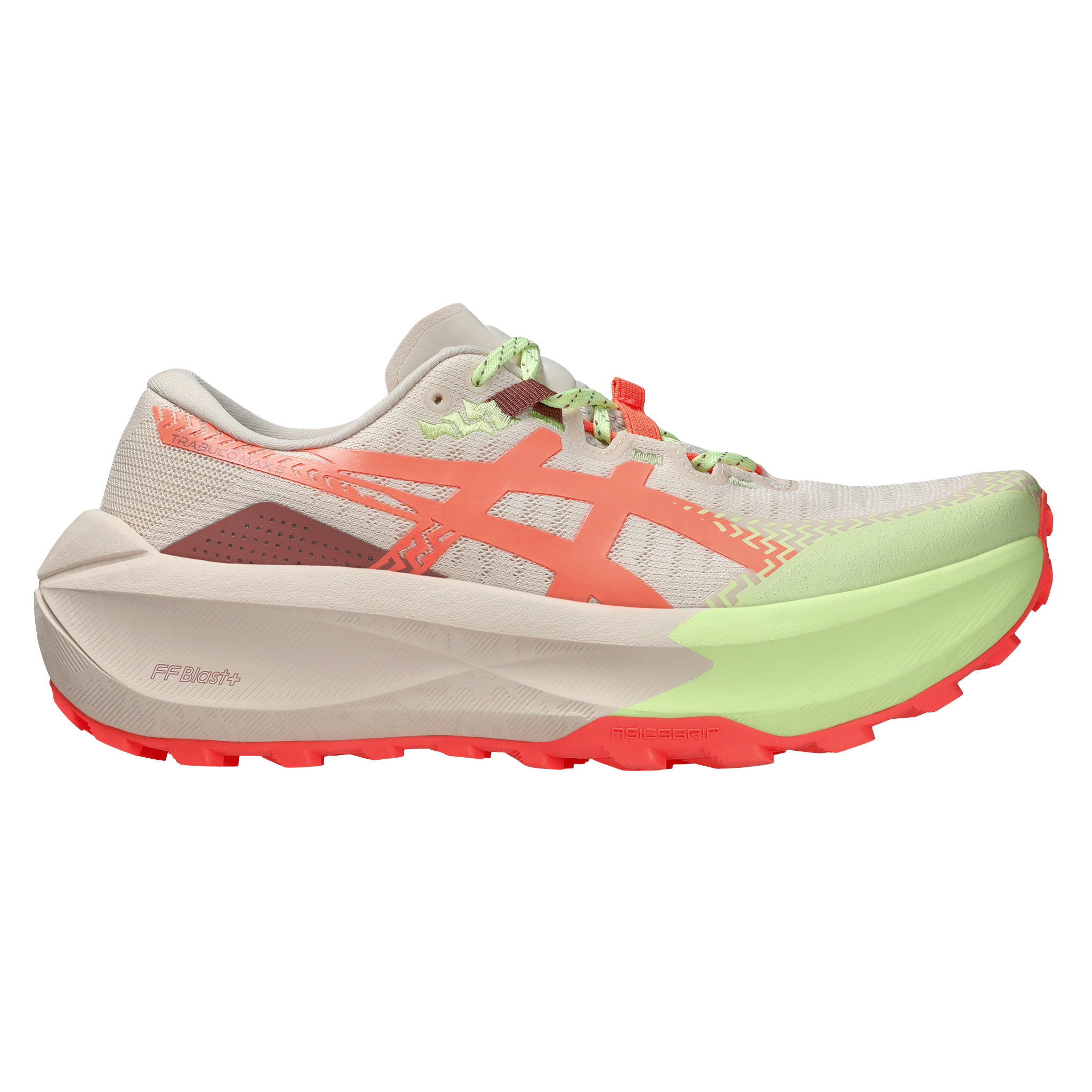 Asics Womens Trabuco Max 5 - Rose Dust/Sun Coral - Trail - AW26