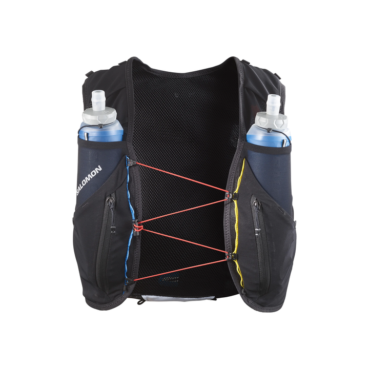 Salomon ADV Skin 12 Race Flag Unisex Vest with Flasks - White/Nautical Blue