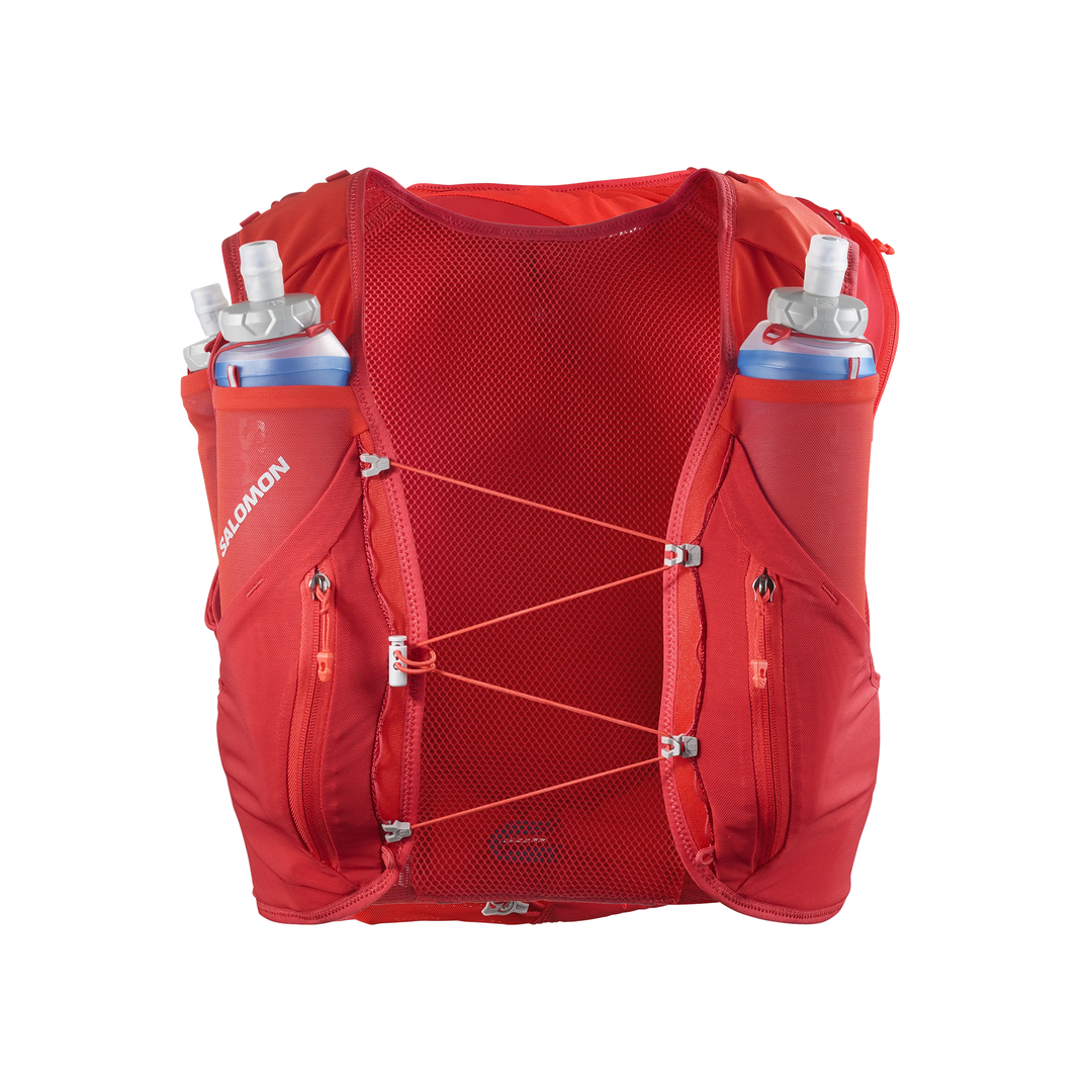 Salomon ADV Skin 12 Unisex Vest with Flasks - Flame Scarlet/Haute Red