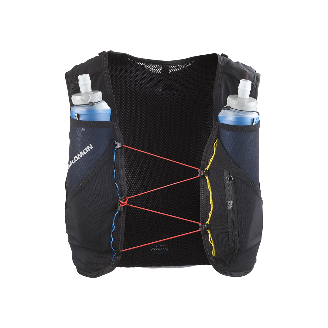 Salomon ADV Skin 5 Race Flag Unisex Vest with Flasks - White/Nautical Blue