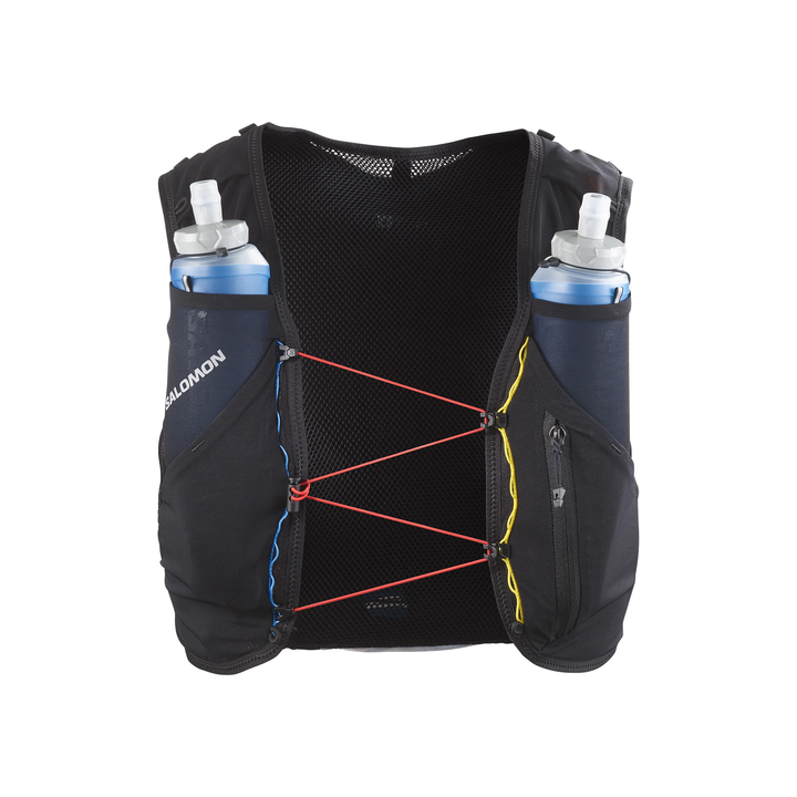Salomon ADV Skin 5 Race Flag Unisex Vest with Flasks - White/Nautical Blue