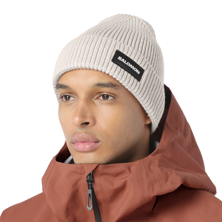 Salomon Classic Beanie - Silver Cloud - AW26