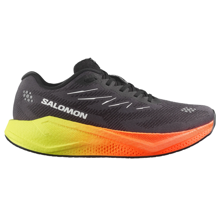Salomon Mens Aero Blaze 4 Gradient - Black/White/Safety Yellow - Neutral - AW26