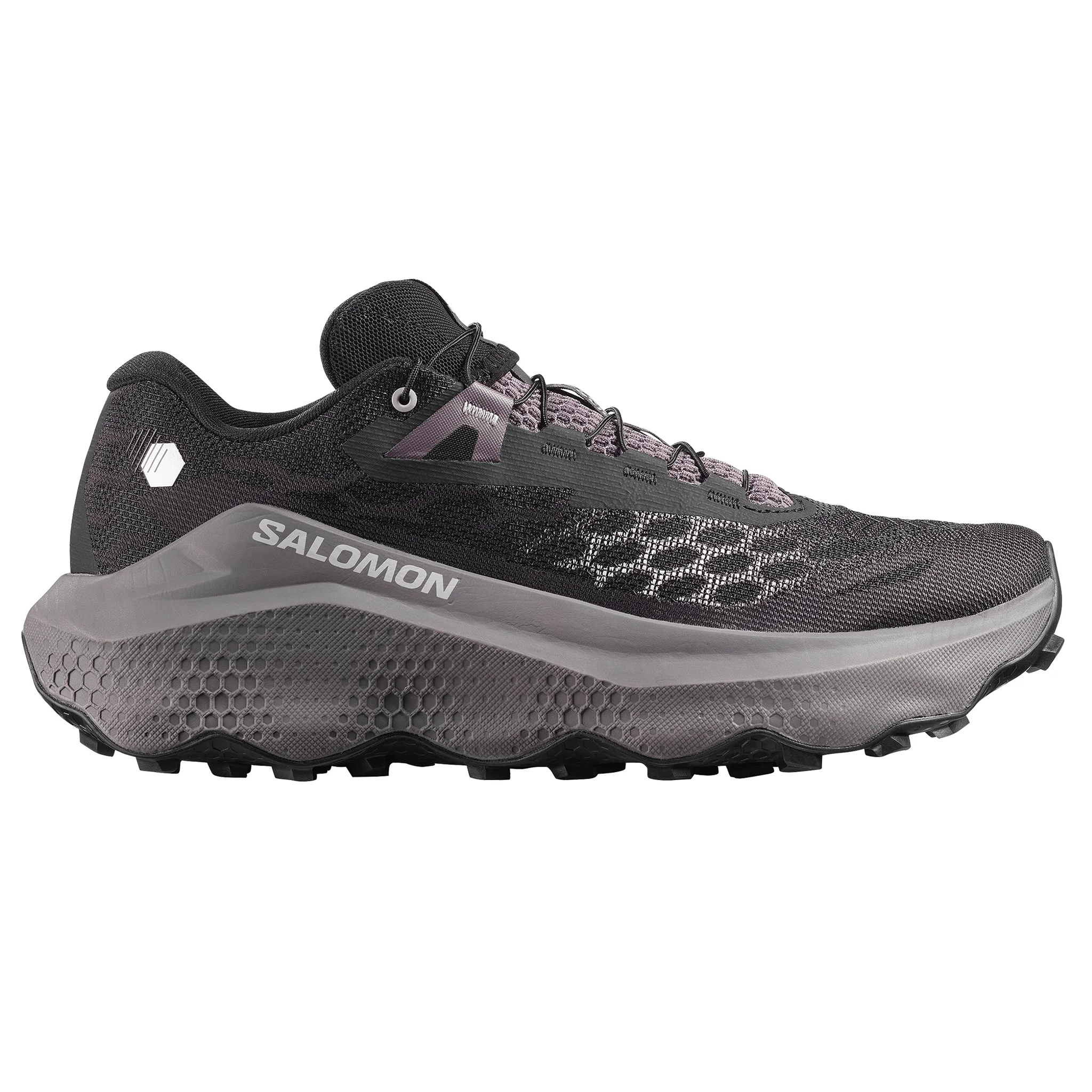 Salomon Hommes Ultra Glide 4 - Noir/Gris Foncé Gull/Cloud Argent - Trail - SS26