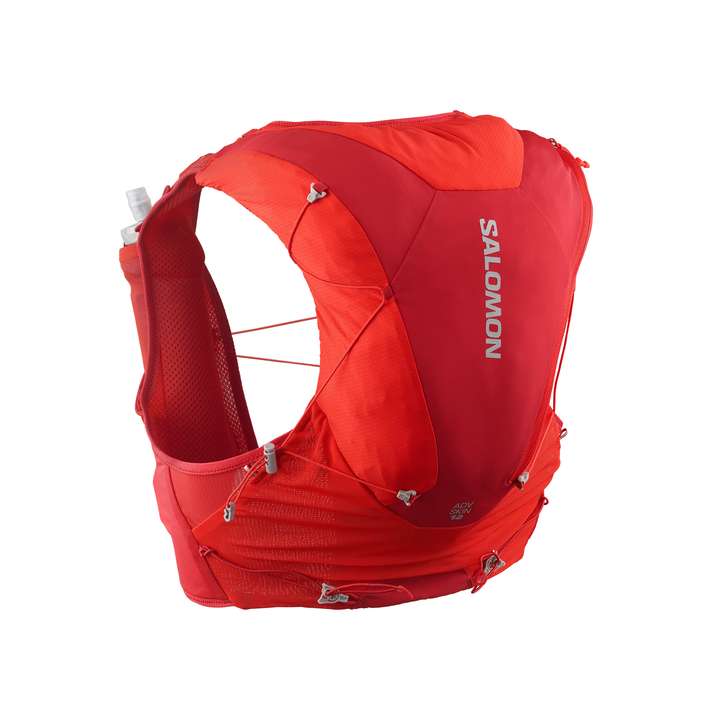 Salomon ADV Skin 12 Unisex Vest with Flasks - Flame Scarlet/Haute Red
