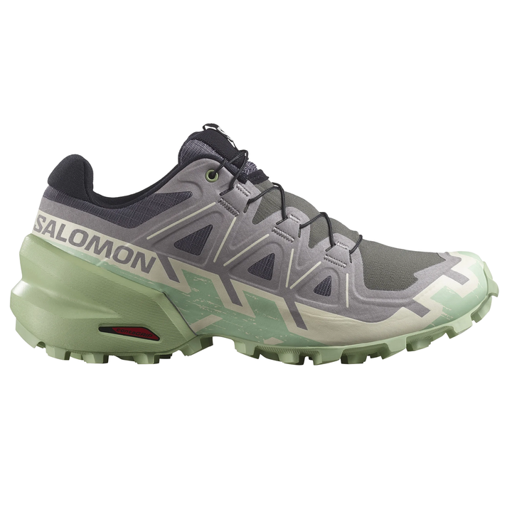 Salomon Womens Speedcross 6 - Castlerock/Vanilla Ice/Smoke Green - Trail - AW25