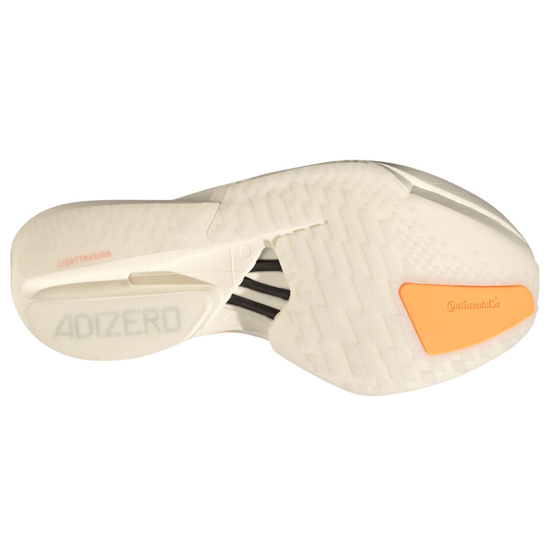 Adidas Womens Adizero Adios Pro 4 - Crystal Sand/Flash Orange/Flash Aqua - Neutral - AW25