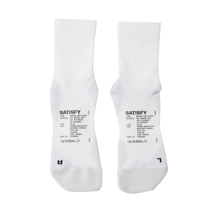 Satisfy Merino Nylon Tube Socken – Off-White – SS26