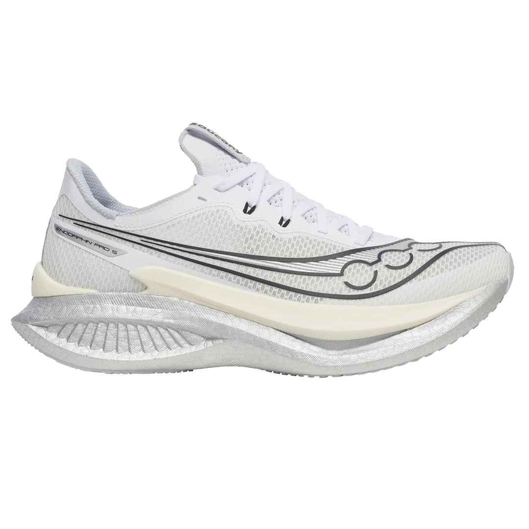 Saucony Hommes Endorphin Pro 5 - Blanc/Noir - Neutre - SS26